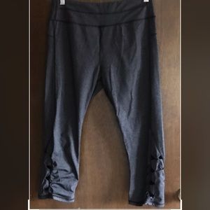 Dark Grey Kyodan 7/8 Length Leggings